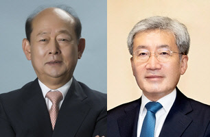 송두환(왼쪽)국가인권위원회 위원장 후보자와 고승범(오른쪽) 금융위원회 위원장 후보자. 청와대 제공.